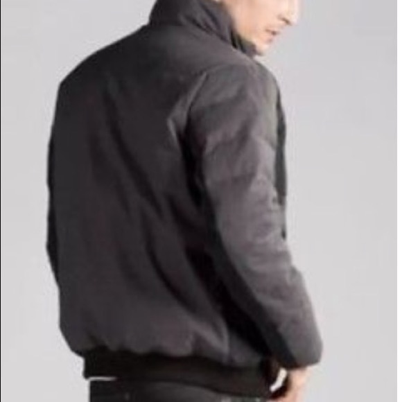 OROBOS men's Brushed Herrighone Down Jacket 2 Tone - Picture 3 of 6